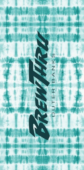 Doppler Mint Beach Towel image 1