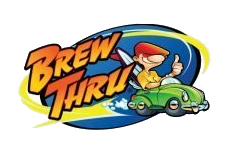 Brew Thru Logo Car Magnet image 0