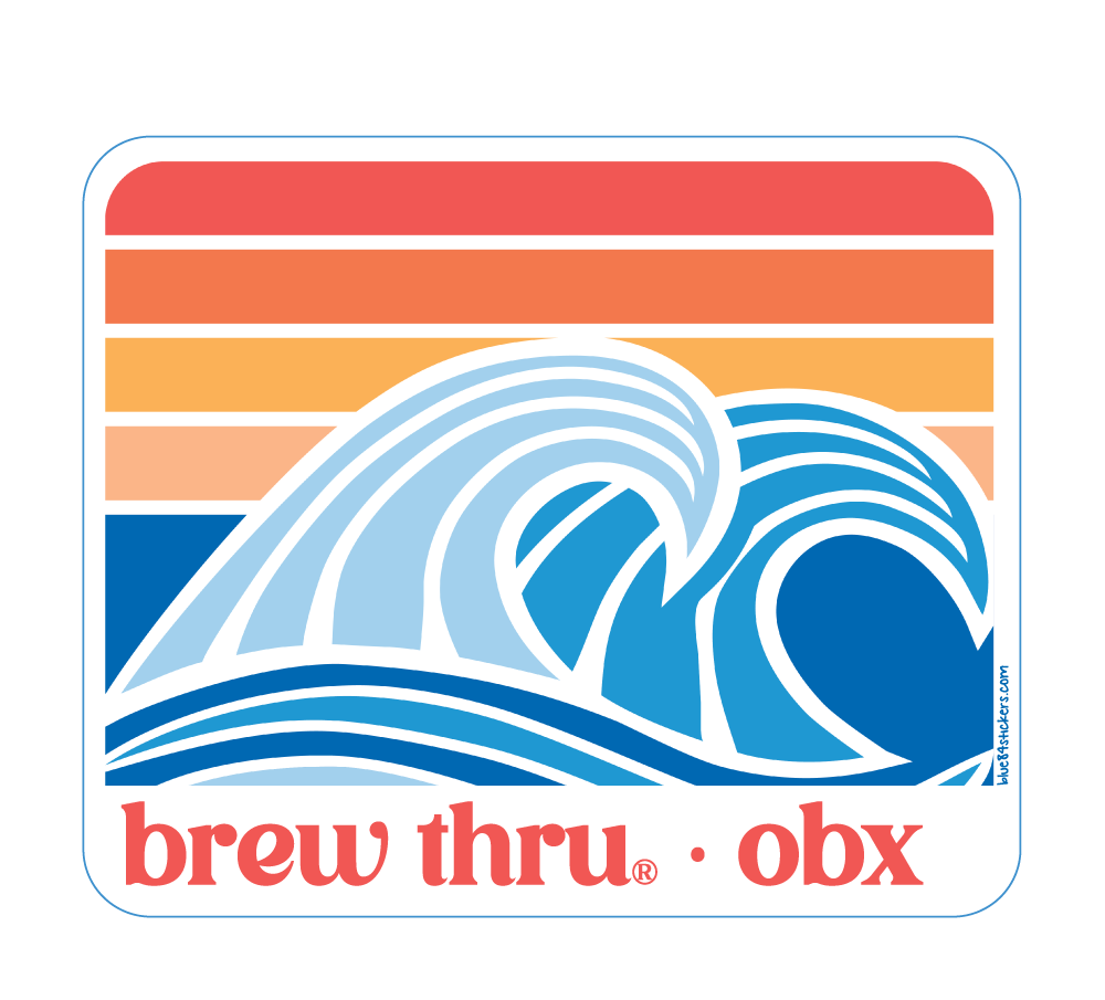 Retro Wave Sticker image 0