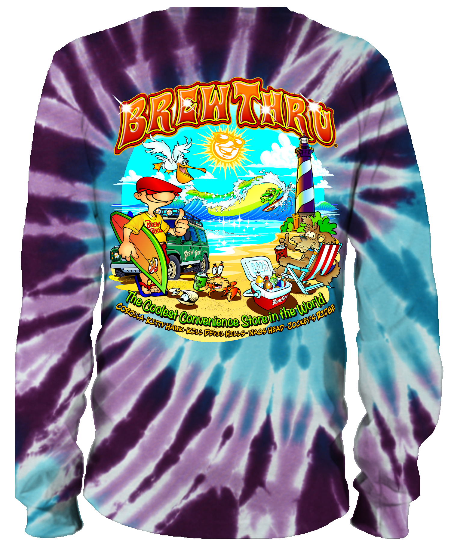 2026 Annual Barbados Tie Dye Long Sleeve image 0