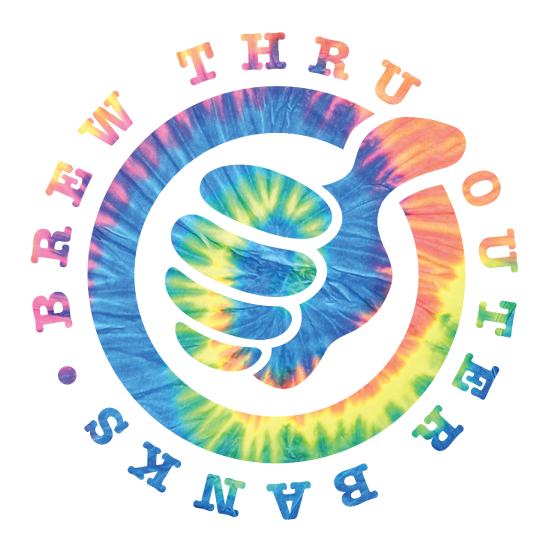 Thumbs Up Tie Dye Sticker image 1