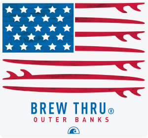 Stars, Stripes & Swell Sticker