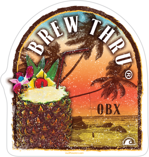 Pineapple Paradise Sticker