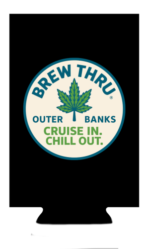 Cruise In. Chill Out. Slim Can Koozie