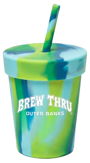 SiliPint® 8oz Sea Swirl Kid's Tumbler Set