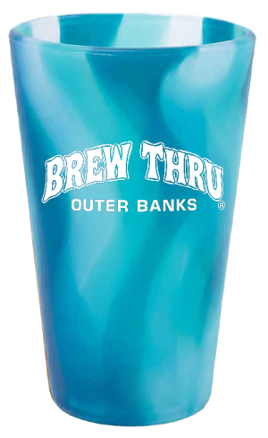 SiliPint® 16oz Blue Crystal Pint Glass